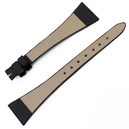 El Yap�m� Hakiki Deri Saat Kay��� Siyah 22x10mm �zel �l��