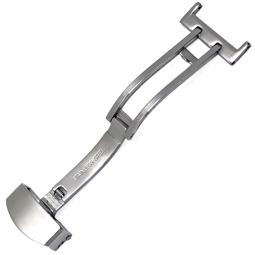 Paslanmaz �elik Katlamal� Deri Kordon Klipsi (16mm / 18mm)