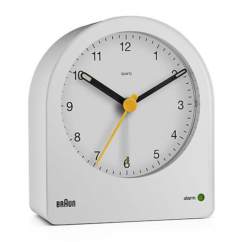 BRAUN BC22W BEYAZ KLAS�K ANALOG ALARMLI MASA SAAT�