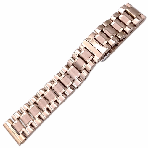 Rose Gold Solid elik Kordon 20-22-24mm | Gizli Klipsli