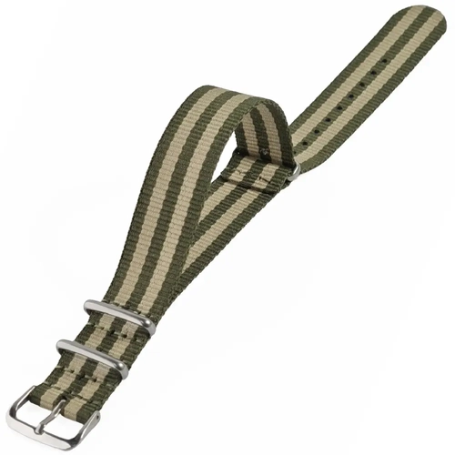 Perlon Dokuma Saat Kordonu - 18mm, 20mm, 22mm, 24mm NATO Model