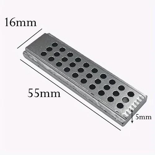 30 Delikli Metal �rs Saat Tamiri ��in Mini �zleme Blo�u 55�16�5 mm