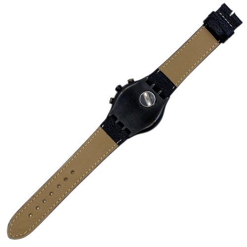 Swatch - YVB400 Hakiki Deri Saat Kay��� | �zel El Yap�m� �retim