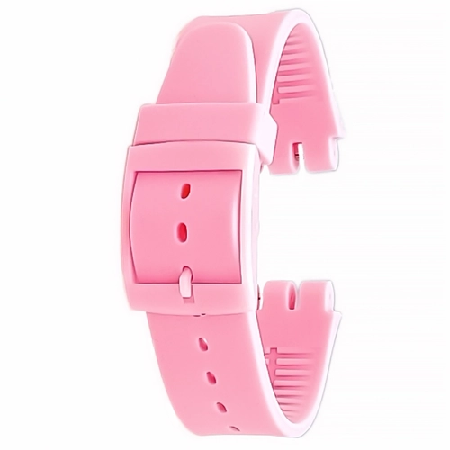 Swatch Uyumlu 19 mm Soft Touch Rubber Silikon Saat Kordonu