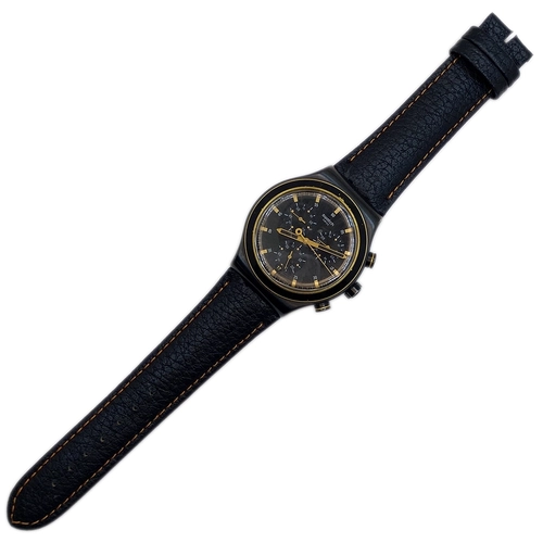 Swatch - YVB400 Hakiki Deri Saat Kay��� | �zel El Yap�m� �retim