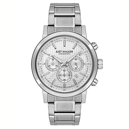JustWalker �elik Kordonlu Kronolu Erkek Kol Saati J01W713 S