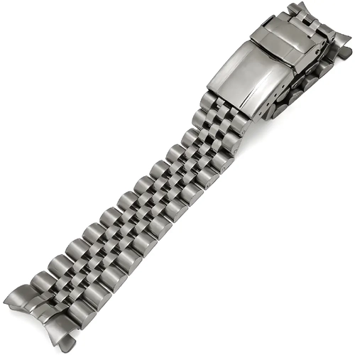 Premium Solid �elik Jubilee Saat Kordonu (20mm, G�m�� Renk)
