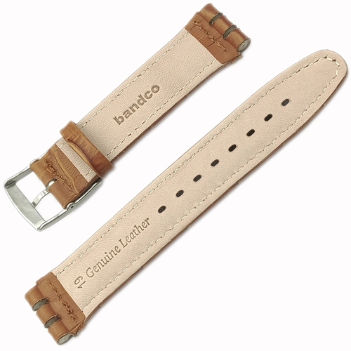 Bandco Swatch Uyumlu 19mm Hakiki Deri Saat Kordonu BANDCO19M-6
