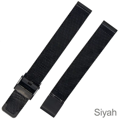 Has�r �rg� �elik Kad�n Saat Kordonu - �ift Emniyetli Kilit - 5 Renk Se�ene�i