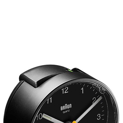 BRAUN BC01B S�YAH KLASiK ANALOG ALARMLI MASA SAAT�