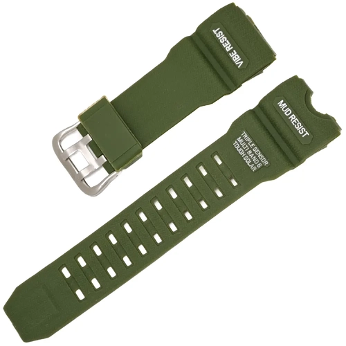 Joefox Silikon Saat Kordonu Ye�il 28x22mm Bir taraf� kavisli model