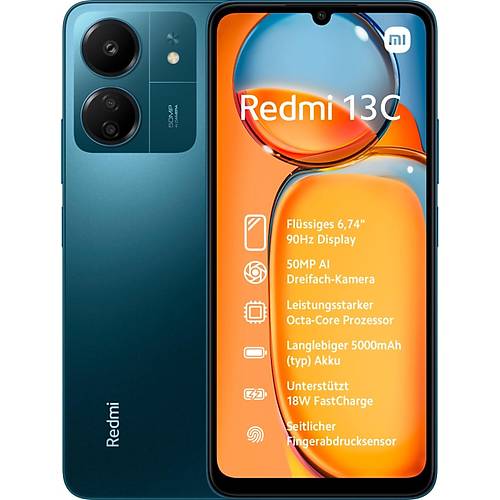 Xiaomi Redmi 13C 256GB Lacivert (�thalat�� Garantili)