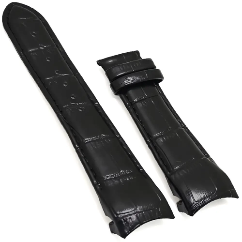 Tissot Uyumlu Hakiki Deri Kavisli Saat Kordonu 24x20mm