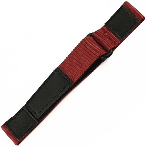 20mm / 22mm Ak�ll� Pimli Taktik Velcro Kanvas Saat Kordonu � Deri Detayl� C�rtl� Spor Kay��
