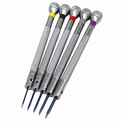 5'li Saat�i Tornavida Seti 0.80�1.60mm �elik U�