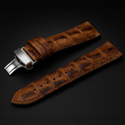 Dugarry Vintage Tortoise Shell Brown � El Yap�m� Deri Saat Kay���