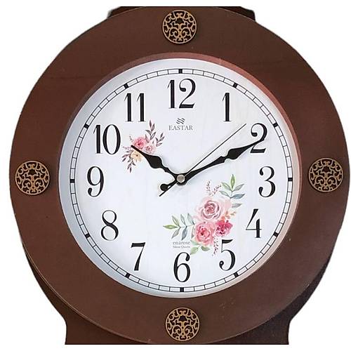 Eastar Hand Made Akar Saniye Sarkal Duvar Saati E7036 