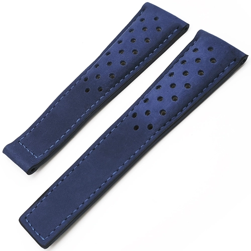 Tag Heuer Uyumlu Hakiki Nubuk Deri Saat Kay��� 24x20mm Klipsli modeller i�in