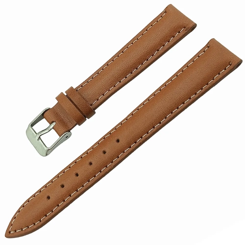 Saat Kordonu Hakiki Deri Bombeli Diki�li 16mm Yerli �retim Taba Diki�li