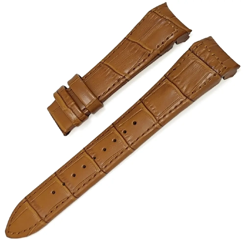 Seiko Premier Perpetual Calender Uyumlu Hakiki Deri Saat Kay��� 21mm Taba S2