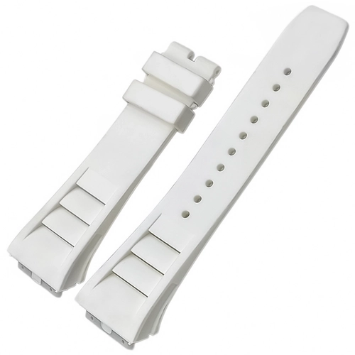 Richard Mille Uyumlu Silikon Saat Kordonu Vidal Montaj Beyaz