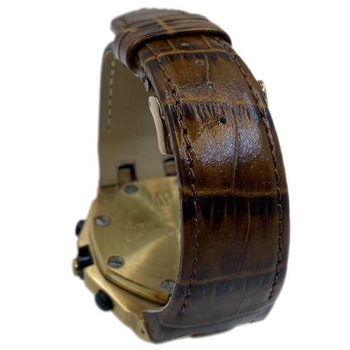 Audemars Piguet - Royal Oak Offshore E84579 Hakiki Deri Saat Kay��� | �zel El Yap�m� �retim