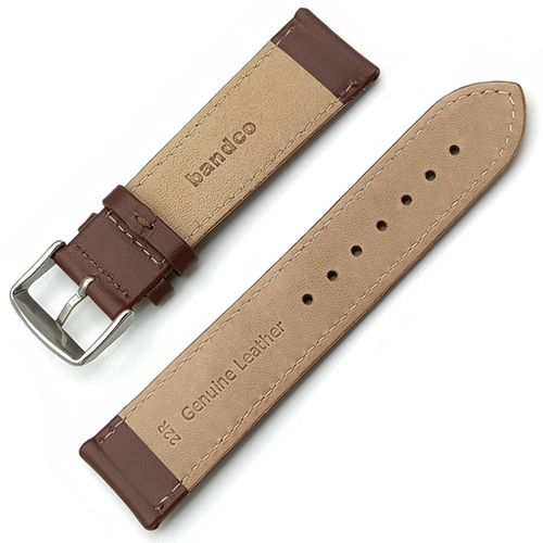 Bandco Classical Hakiki Deri 18-20-22-24mm A Kalite Saat Kay��� Siyah - Kahverengi
