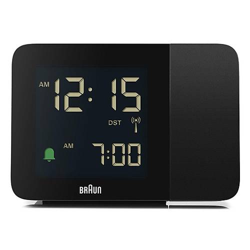 BRAUN BC15B-DCF D�J�TAL PROJEKS�YON ALARMLI MASA SAAT�