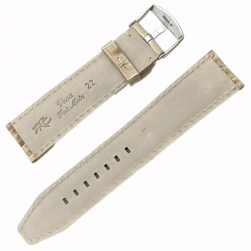 ZRC Alligator Grain Bej Saat Kordonu 22mm � El ���ili�i