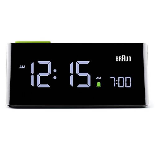 BRAUN BC16BEU SYAH VA LCD EKRAN DJTAL ALARMLI MASA SAAT