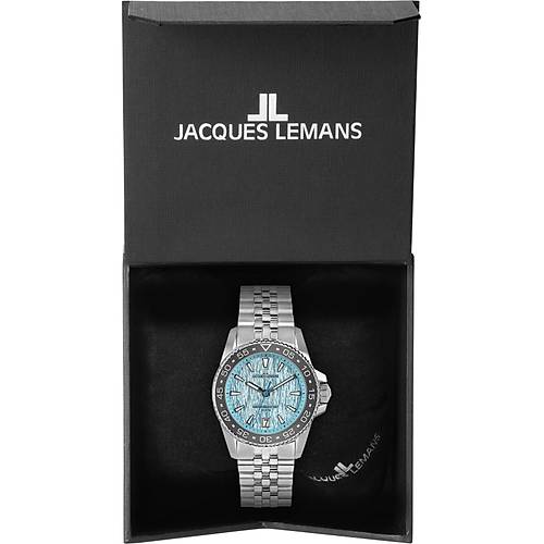 JACQUES LEMANS 1-2205M LIVERPOOL DIVER ERKEK KOL SAAT�