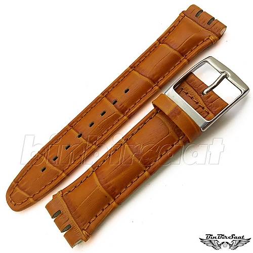 BANDCO SWATCH UYUMLU 19MM Hakiki Deri Saat Kordonu BANDCO19M-14