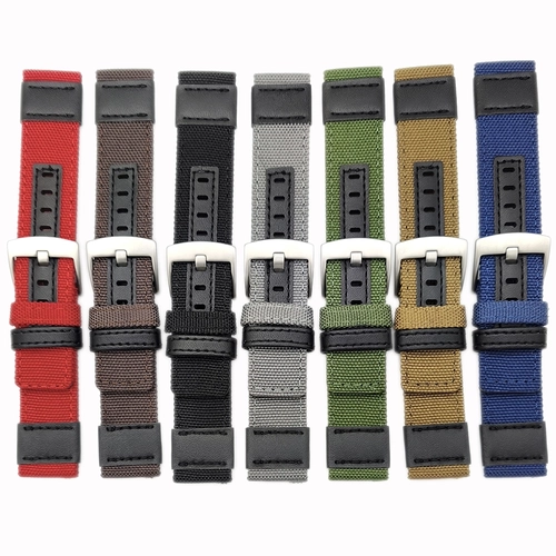 Koton Saat Kordonu 20mm 7 Renk Seenekli Tekstil rg Dokuma Deri Kombin
