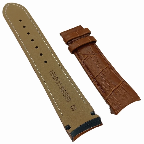 Tissot Uyumlu Hakiki Deri Kavisli Saat Kordonu 23mm lsn Dikkate Alarak Sipari Geiniz