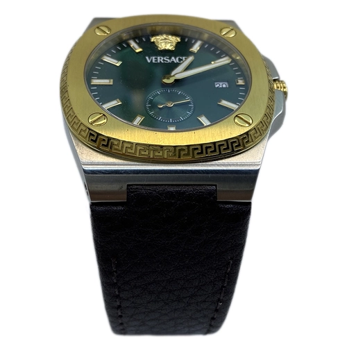 Versace - VL0V 250000880453 Hakiki Deri Saat Kay��� | �zel El Yap�m� �retim