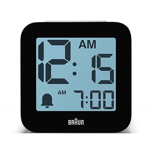 BRAUN BC25WP BEYAZ TIME SPEAKING D�J�TAL ALARMLI MASA SAATi