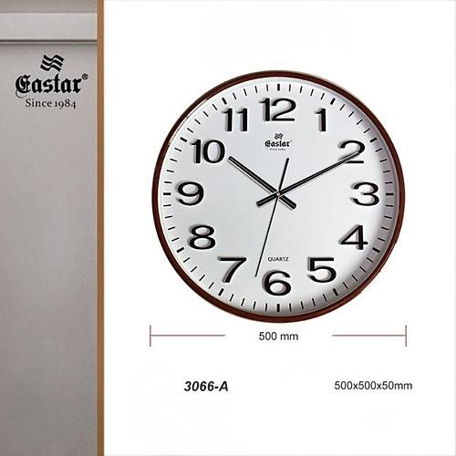 Eastar A3066 A 3D Kabartma Rakaml� 50 cm Duvar Saati