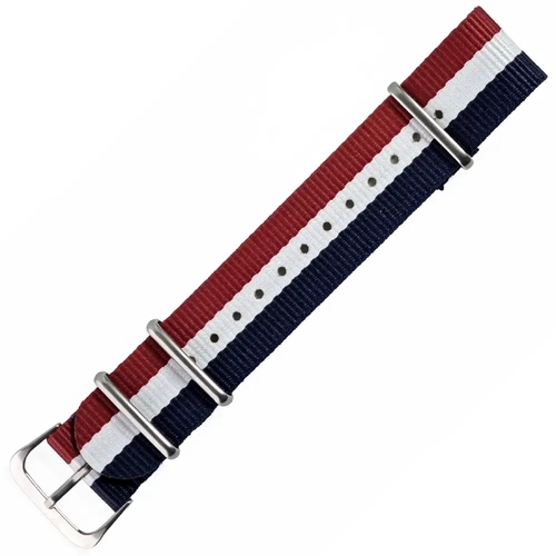 Perlon Dokuma Saat Kordonu - 18mm, 20mm, 22mm, 24mm NATO Model