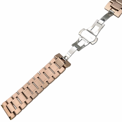 Rose Gold Solid elik Kordon 20-22-24mm | Gizli Klipsli