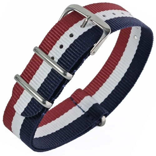 Perlon Dokuma Saat Kordonu - 18mm, 20mm, 22mm, 24mm NATO Model