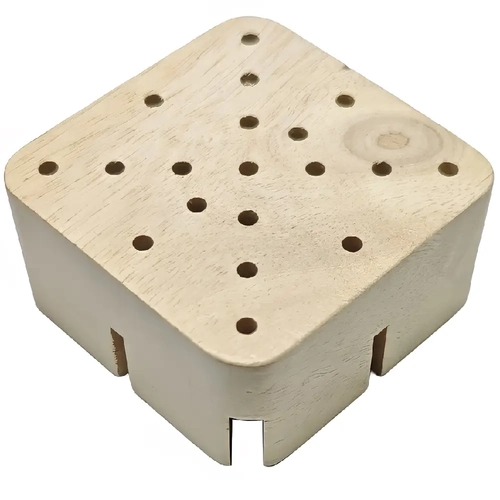 RUIHUA Ah�ap Saat Kordonu K�saltma ve Sabitleme Sehpas� (6x6cm)