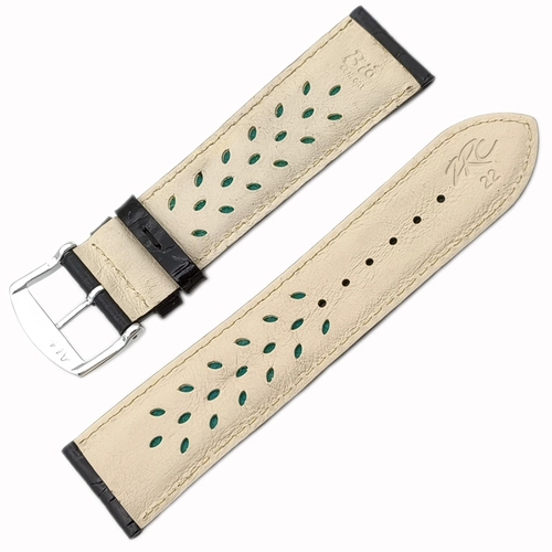 ZRC Croco Grain Bioconfort Saat Kay��� � 22mm � Hakiki Deri