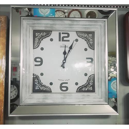 Enarose Aynalı Swarovski Taşlı Duvar Saati E5050 K