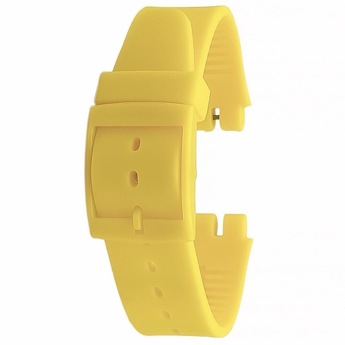 Swatch Uyumlu 19 mm Soft Touch Rubber Silikon Saat Kordonu