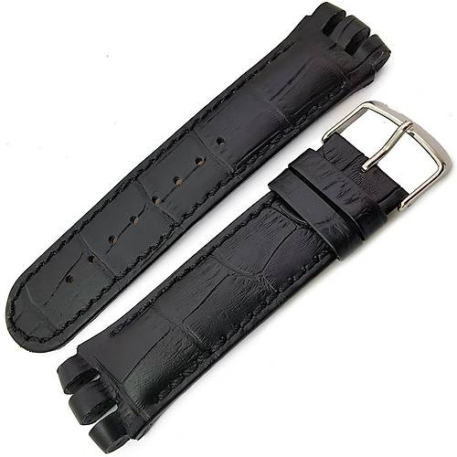 SWC21M-S23 Bandco Hakiki Deri Saat Kordonu Swatch Irony Nabab - Irony Scuba Uyumlu