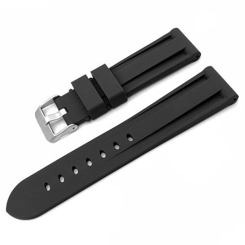 Rubber Silikon Saat Kordonu � 20-22mm � Spor ve Suya Dayan�kl� Kay��