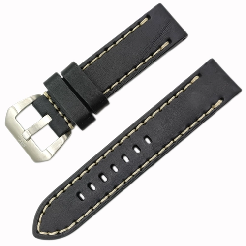 ZRC CALF Veau Deri Saat Kordonu 22mm  Spor ve Kaln Yapl Kay