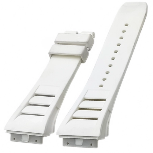 Richard Mille Uyumlu Silikon Saat Kordonu Vidal Montaj Beyaz