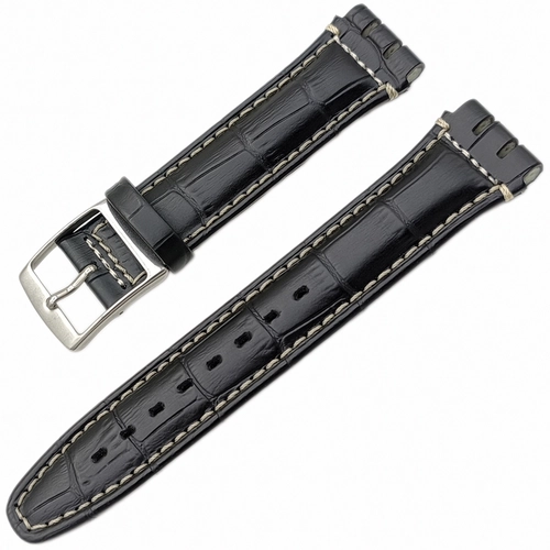 Bandco Swatch Uyumlu 19mm Hakiki Deri Saat Kordonu BANDCO19M-11