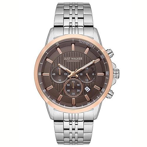 JustWalker �elik Kordonlu Kronolu Erkek Kol Saati J01W705 SRR